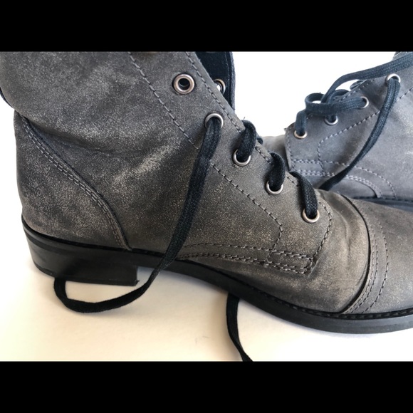vegan slate lace up boot